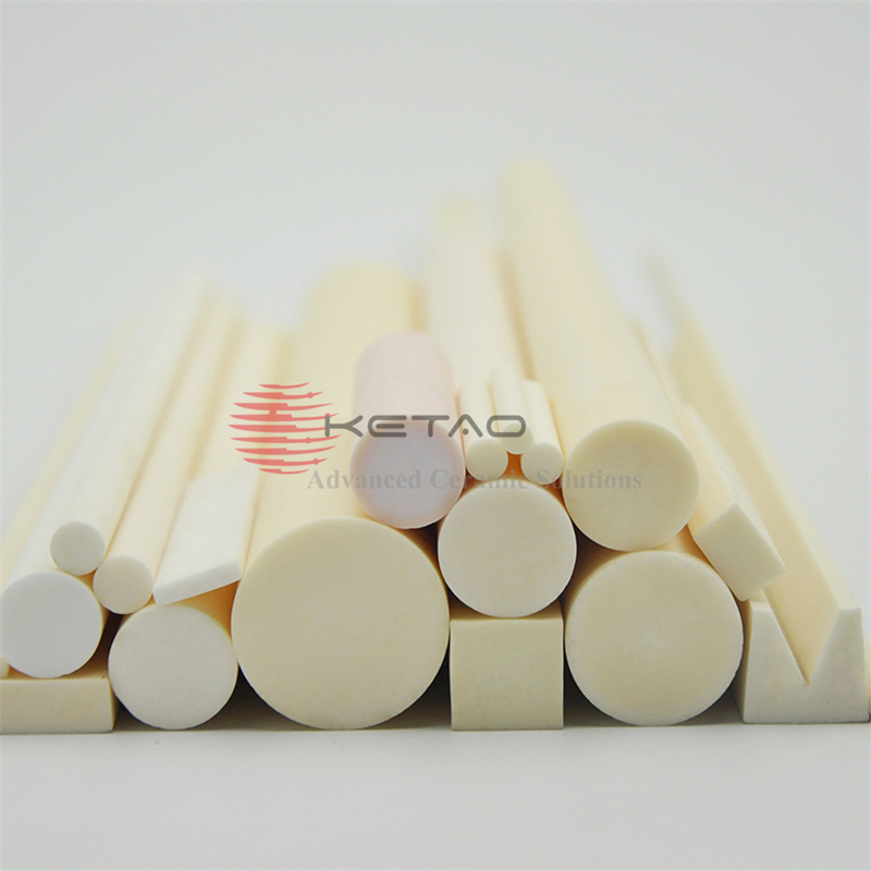 99.5% 99% 95% Alumina ceramic rods Ceramic solid pipe